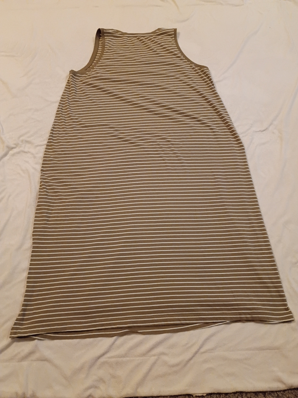 Pact Organic Cotton Softspun Tank Midi Dress Size XXL Monterey Stripe - Picture 10 of 12